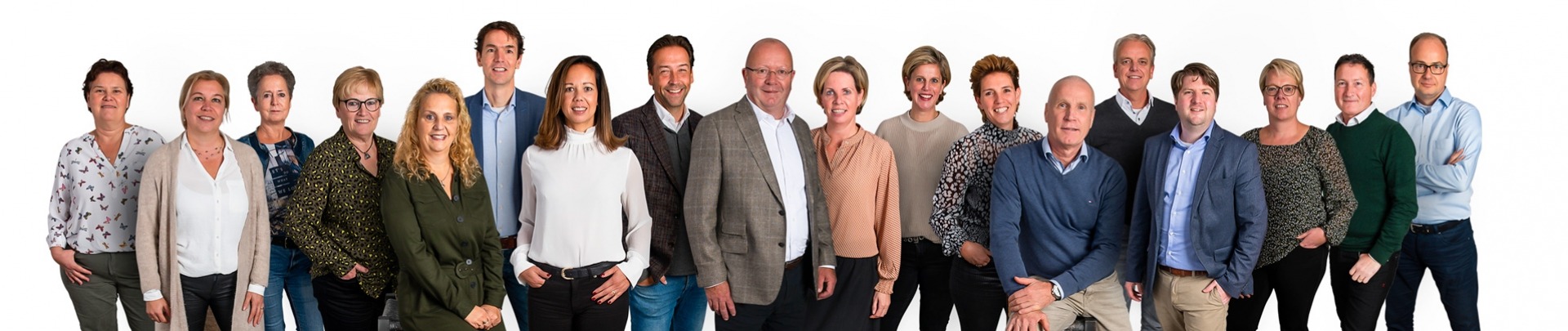 teamfoto van Van den Hoven Assuradeuren